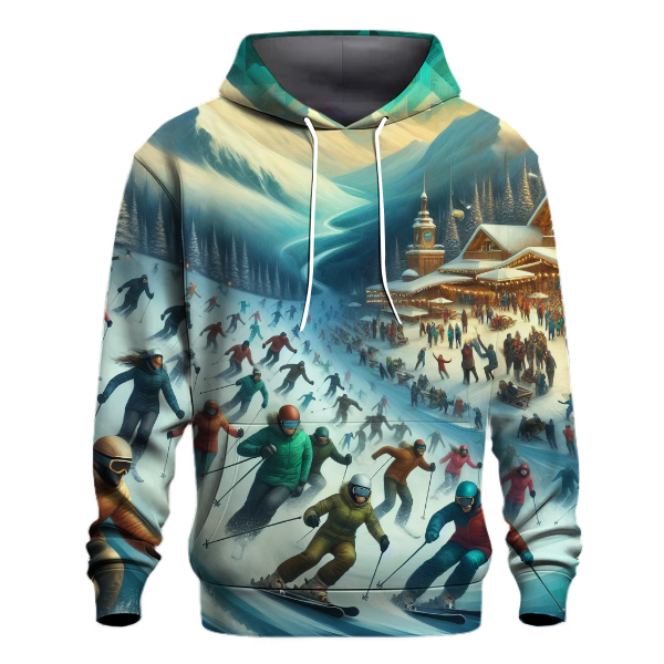 Frosty Ski Lodge Hoodie