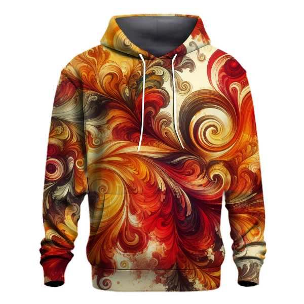 Autumnal Glow Tie-Dye Hoodie
