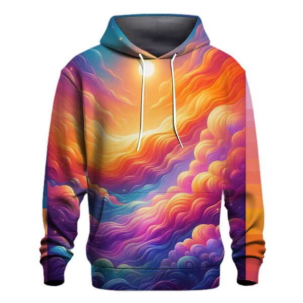 Celestial Sunset Radiance Hoodie