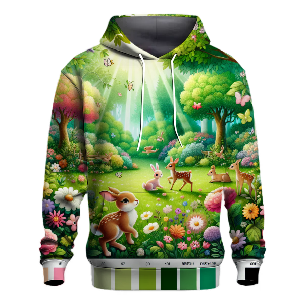Charming Woodland Scene Hoodie