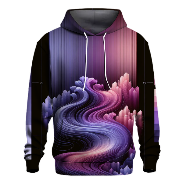 Mystical Amethyst Flow Hoodie