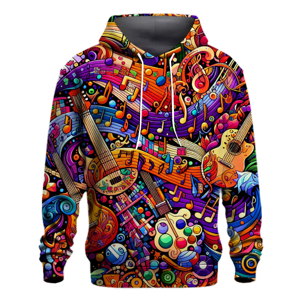 Funky Music Icons Hoodie