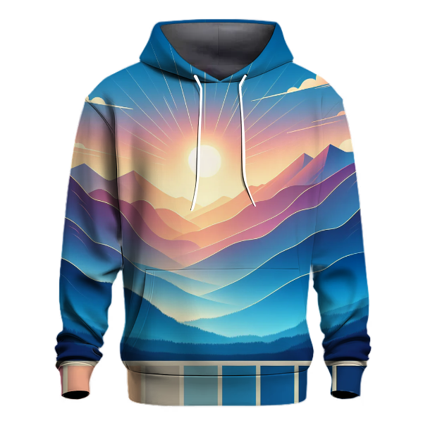 Mountain Sunrise Flow Hoodie