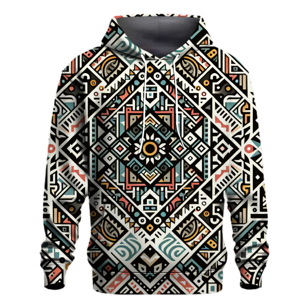 Intricate Tribal Patterns Hoodie