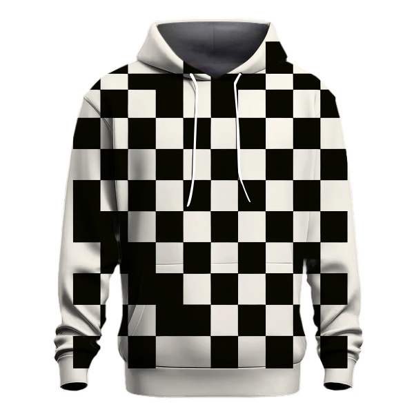 Classic Checkerboard Charm Hoodie