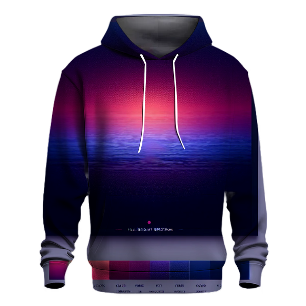 Vibrant Twilight Gradient Hoodie