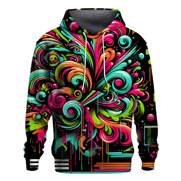 Neon Splash Revolution Hoodie