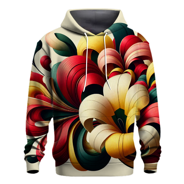 Flower Power Swirls Hoodie