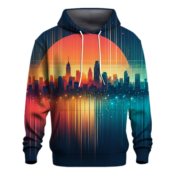 Urban Skyline Dusk Hoodie