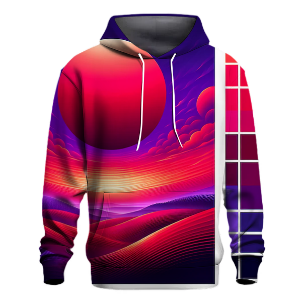 Crimson Dusk Hoodie