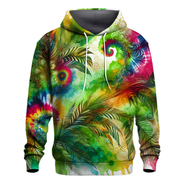 Neon Jungle Twist Hoodie