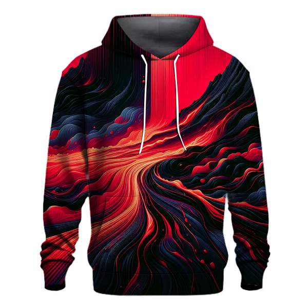 Volcanic Eruption Splash Hoodie