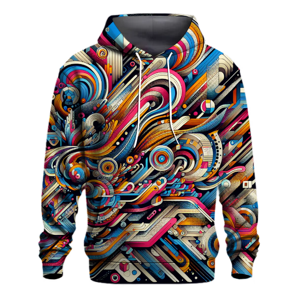 Techno Pop Tapestry Hoodie