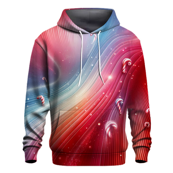Candy Cane Swirl Gradient Hoodie
