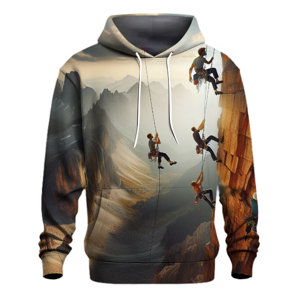 Rock Climbing Thrills Hoodie