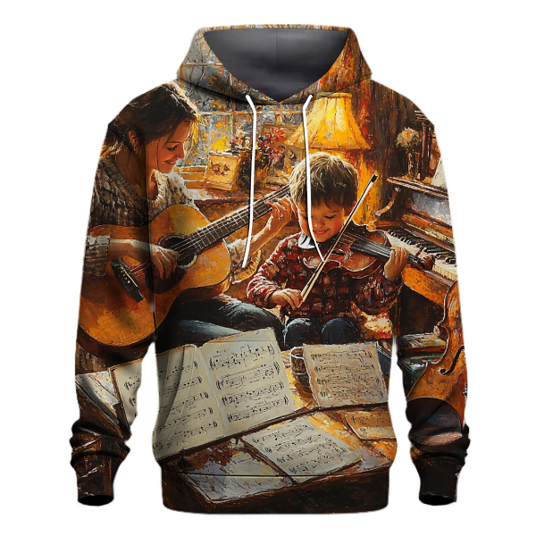 The Heartfelt Symphony A Mothers Nurturing Melody Hoodie