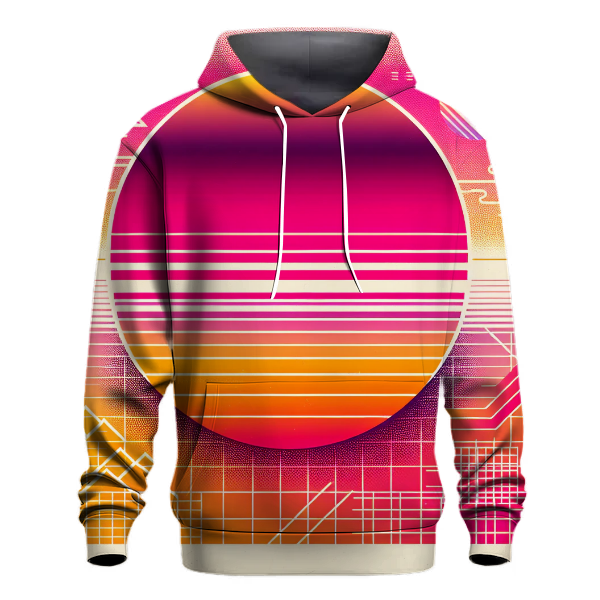 Retro Sunrise Beat Hoodie