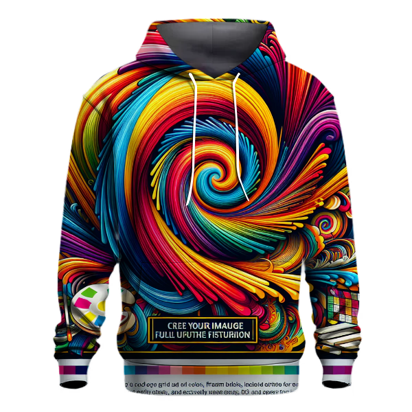 Rainbow Swirls Hoodie