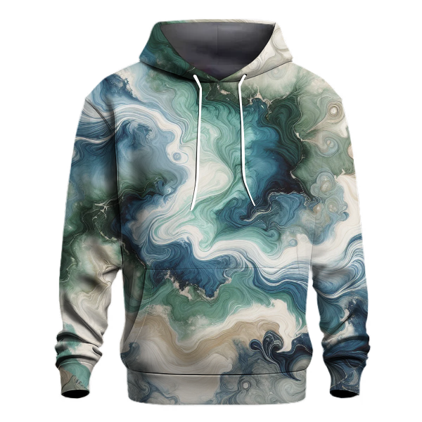 Serene River Flow Hoodie
