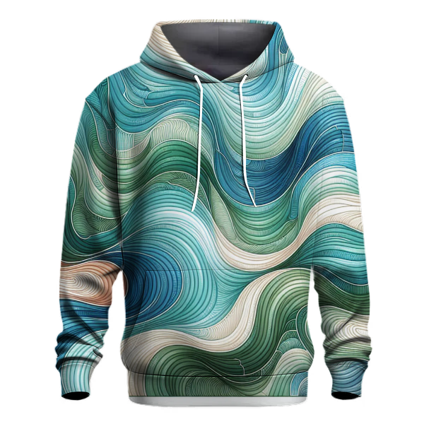 Ocean Wave Mosaic Hoodie