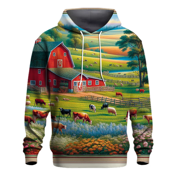 Rustic Farmhouse Retreat Hoodie