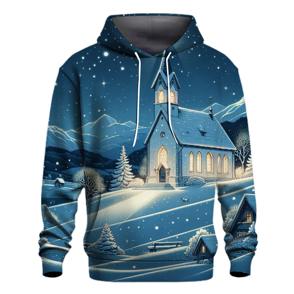 Silent Night Chapel Scene Hoodie