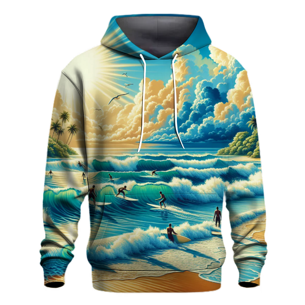 Dynamic Surfing Vibes Hoodie