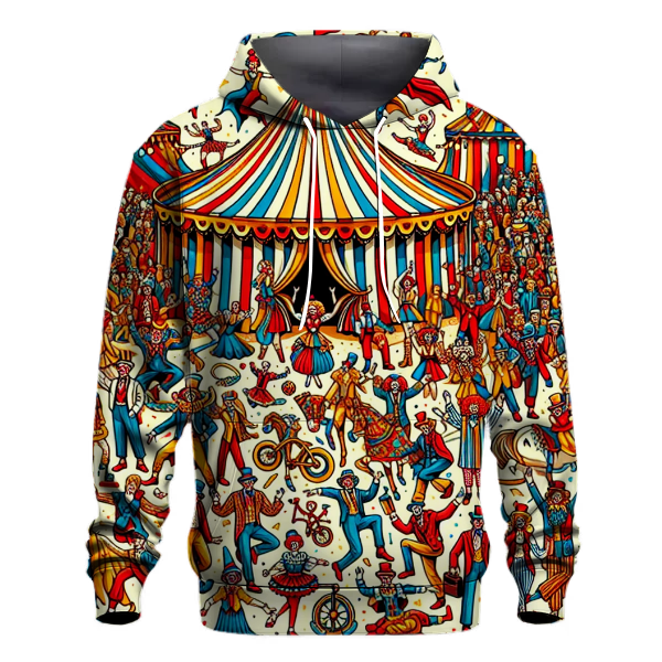 Colorful Circus Fun Hoodie