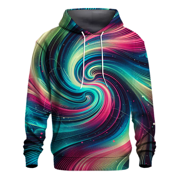 Retro Aurora Pulse Hoodie