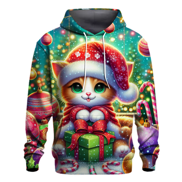 Cozy Cat Christmas Hoodie