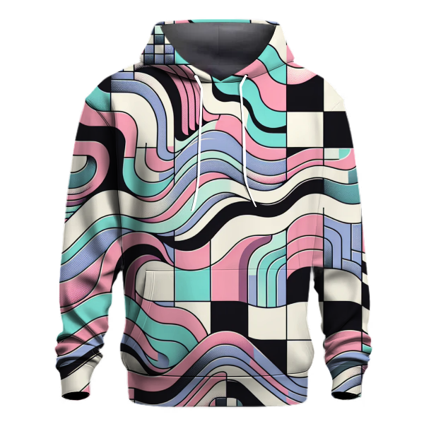 Funky Checkerboard Vibe Hoodie