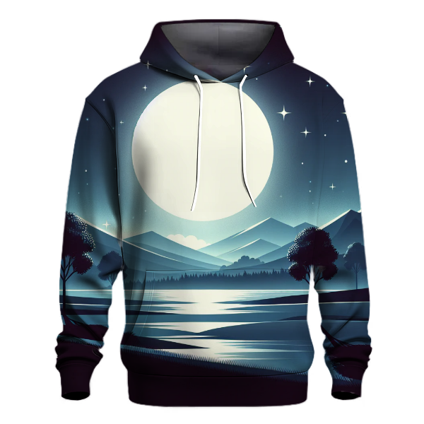 Mysterious Moonlit Night Hoodie