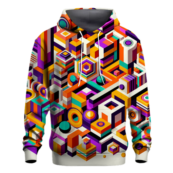 Groovy Patterns and Shapes Hoodie