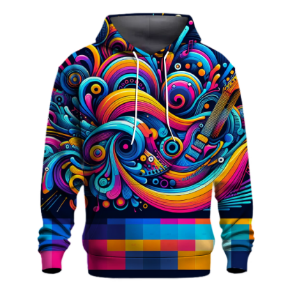 Retro Music Wave Hoodie