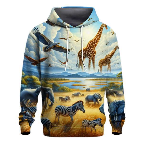 Colorful Wild Safari Hoodie
