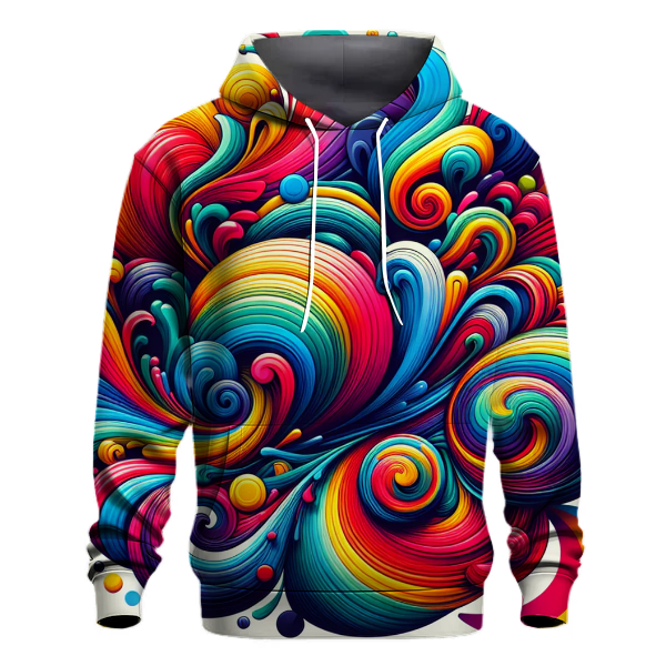 Groovy Rainbow Explosion Hoodie