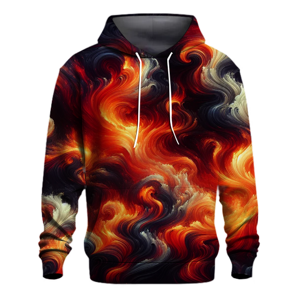 Midnight Fire Tie-dye Hoodie