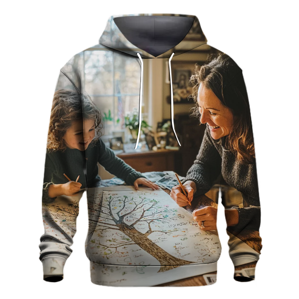 A Journey Through Time Family Tree Exploration Hoodie