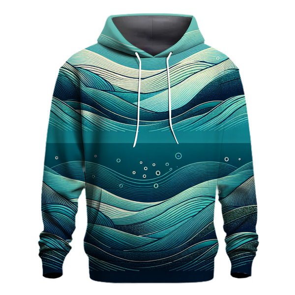 Ocean Tidal Waves Hoodie