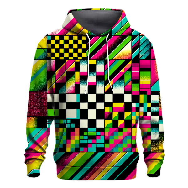 Radical 80s Checkerboard Hoodie
