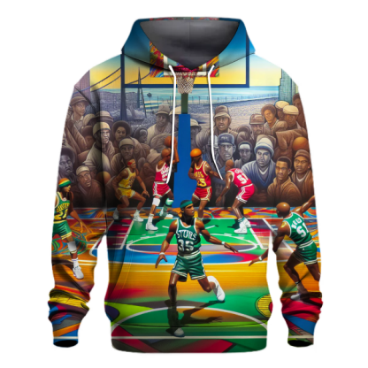 Retro Basketball Style Hoodie