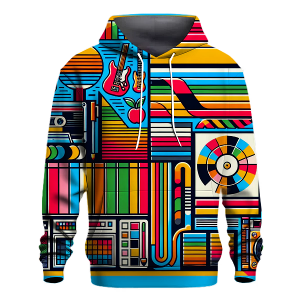 Groovy Rainbow Stripes Hoodie