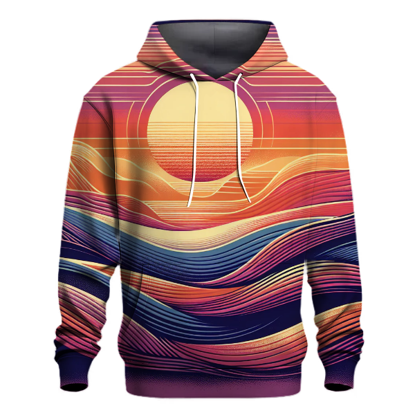 Abstract Sunset Hoodie