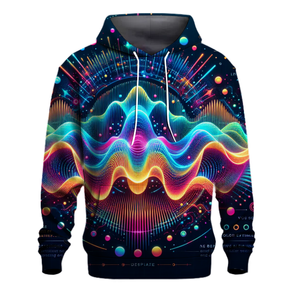 Retro Frequency Wave Hoodie