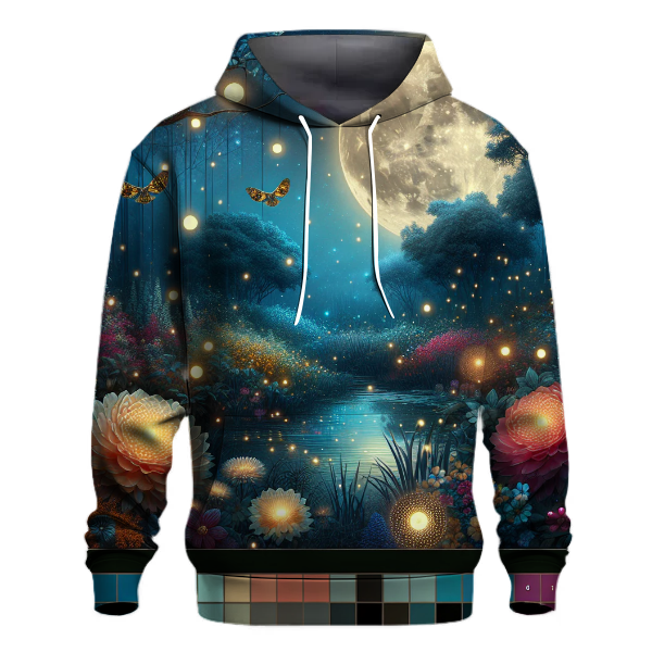 Enchanted Midnight Garden Hoodie