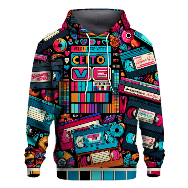 VHS Nostalgia Explosion Hoodie