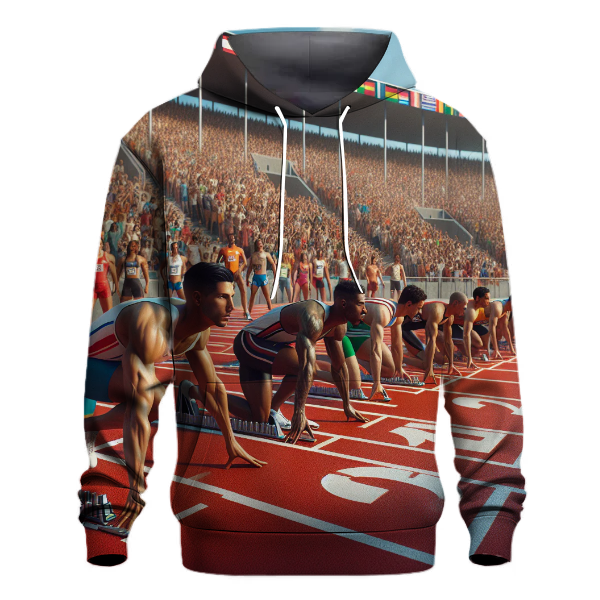 Track and Field Burst Hoodie