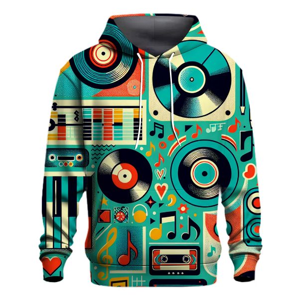 Nostalgic Retro Music Hoodie