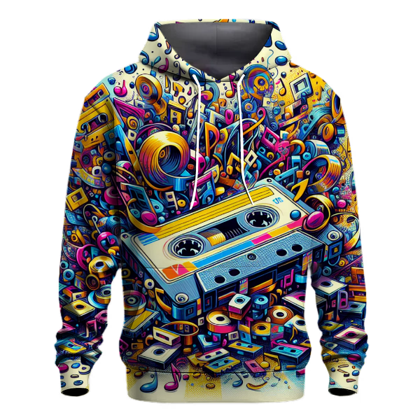 Groovy Retro Music Vibes Hoodie