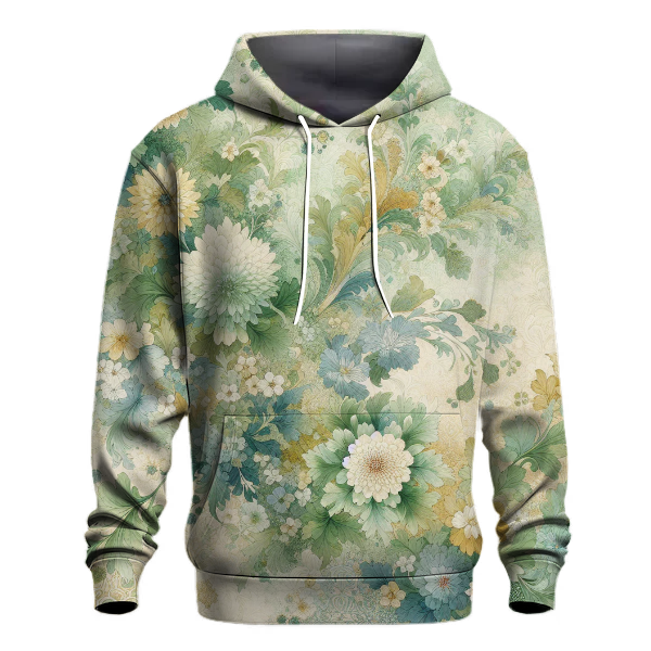 Spring Meadow Tie-Dye Design Hoodie